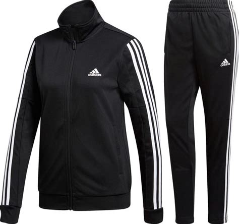 huispak dames adidas zwart|adidas trainingspak dames.